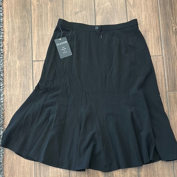 Zac & Rachel Black A-Line flare Skirt size 8 - Picture 5 of 9